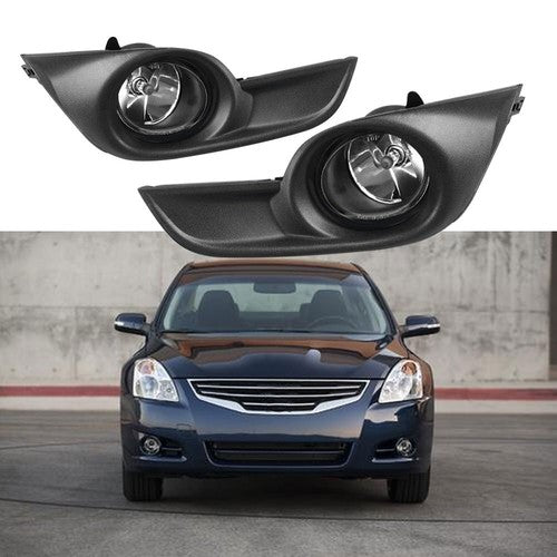 For Nissan Altima 2013-2015 Sedan Clear Fog Lights Full Kit Switch+Harness