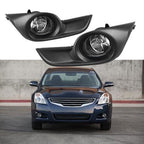 For Nissan Altima 2013-2015 Sedan Clear Fog Lights Full Kit Switch+Harness