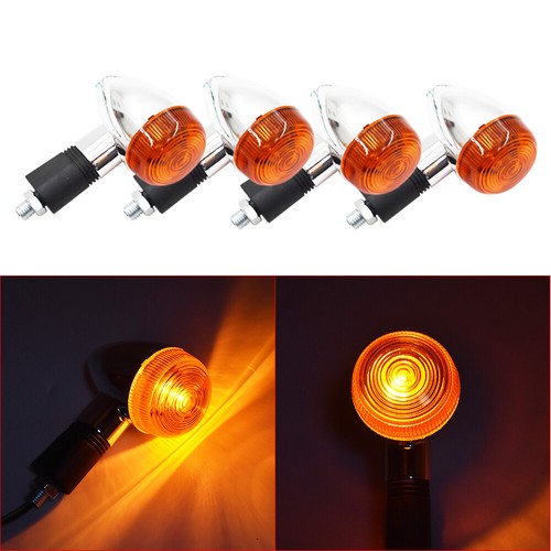 4X Motorcycle LED Turn Signal Blinker Indicator Lights For Honda Suzuki Yamaha