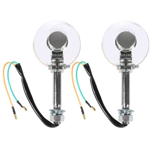 For Honda CT70 CT90 XL100 CB350 CM400 CB450 CB750 Turn Signal Light 8mm 12V Pair