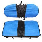 2PS Front Seat Cover Blk Diamond Stitching For EZGO Medalist TXT 1994 95 96-2013