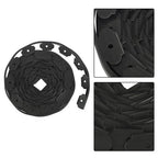 60 FT L-shaped Landscape Edging Border Kit No-Dig Garden Edge Lawn Border 1.5"
