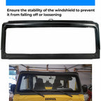 Black Front Windshield Frame for 2003-2006 Jeep Wrangler TJ 55395014AB