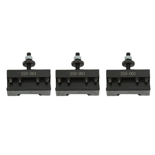 3 PCS OXA #1 Quick Change Turning & Facing Lathe Tool Post Holder 250-001 New
