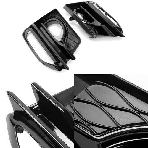 Front Bumper Fog Light Cover Bezel Trim LH RH for Infiniti Q50 Sport 2014 2017