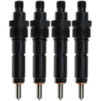 4pcs Fuel Injector for Case-IH Dozer Crawler 550E 550G 850D 850E 855D 855E