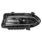 Left Driver Side Headlight Projector Assembly for Dodge Charger 2015 2023 Black