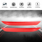 2PCS Rear Bumper Reflector Tail Set Left&Right RED For 2016-2017 Honda Accord
