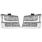 LED Headlights and Bumper Light for 2003-2006 07 Chevy Silverado 1500 2500 3500