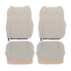 For Chrysler 300C 2005-2010 4PCS Both Side Bottom&Top Seat Cover Lt Gray Leather