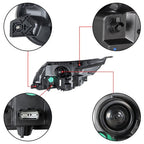 Passenger Headlight Fit For Ford Explorer 2016 217 2018 Halogen w/LED DRL Clear