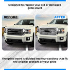 Chrome Grille Insert for GMC Sierra 1500 2014-2015 GI123