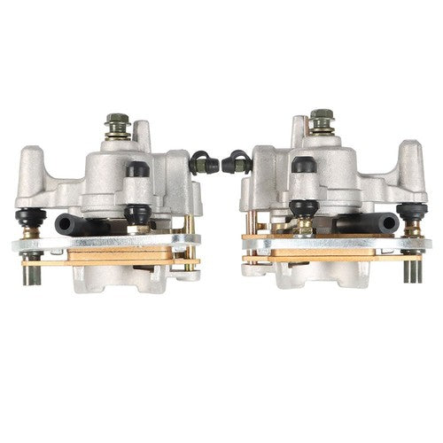 Front & Rear Brake Calipers w/Pads For Yamaha YFM700F/P Grizzly 700 07-20 NEW