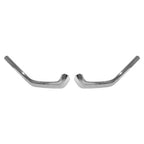 Front Upper Grille Mesh Cover Trim for Toyota RAV4 2019-2025 ABS Chrome 2x
