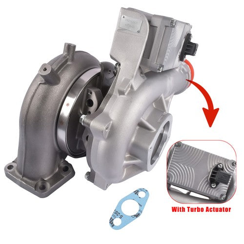 Turbocharger w/ Turbo Actuator for Silverado Sierra 2500 3500 HD 6.6L V8 2017-21