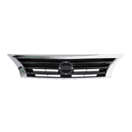Front Bumper Grille Upper Grill Assembly Chrome for 2013-2015 14 Nissan Altima