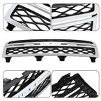 Grille Assembly for 2011 2014 Silverado 2500 HD Silverado 3500 HD Black Chrome