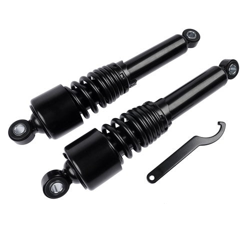 Black 13in Heavy Duty Rear Shocks For Harley Road King Touring Street Tour Glide