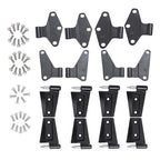 Suitable For Jeep Wrangler 2007-2018 16PCS Car Replaced Parts Door Black Hinges