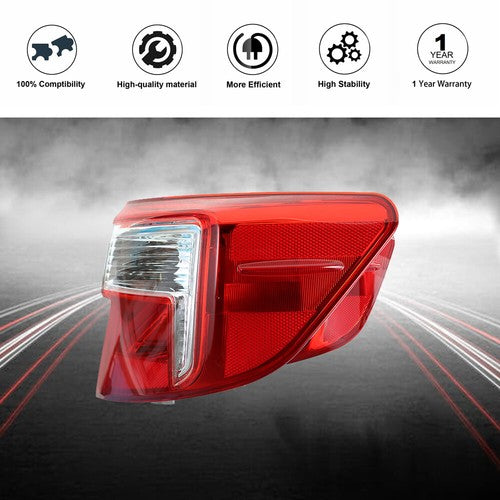 Brake Tail Light Right Side Red Outer Rear For Toyota Camry Series 2012-2014