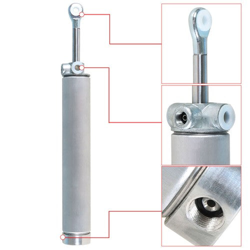 For 1999-2003 04 Mustang Convertible Top Piston Hydraulic Cylinder Aluminum 2pc
