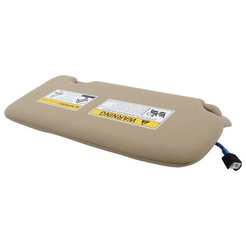 Beige Plastic Driver Side Sunvisor With Lights And Mirror For 17-22 Honda CR-V