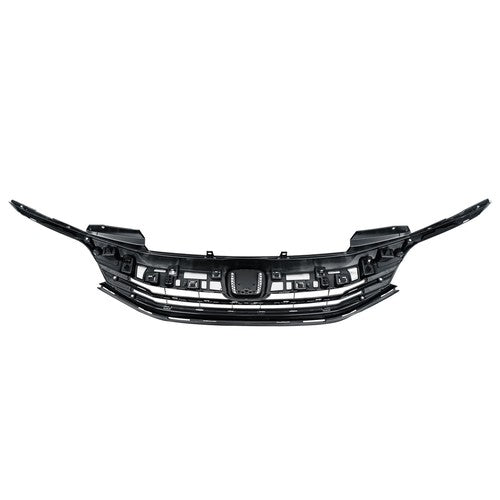 Front Bumper Upper Grille w/ Chrome Trim for 2016 2017 for Honda Accord EX