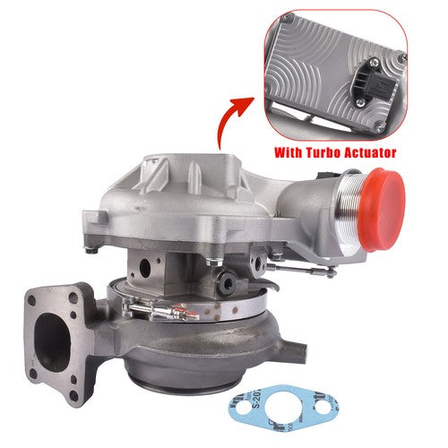 Turbocharger w/ Turbo Actuator for Silverado Sierra 2500 3500 HD 6.6L V8 2017-21