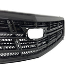 Front Bumper Black Upper Grille Lower Grill 2PCS for 2013-2017 for Cadillac XTS