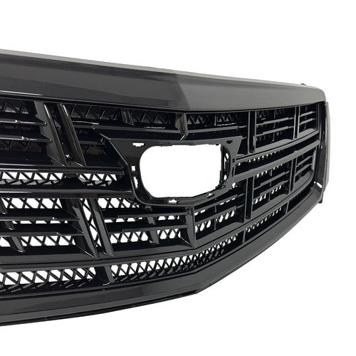 Front Bumper Black Upper Grille Lower Grill 2PCS for 2013-2017 for Cadillac XTS