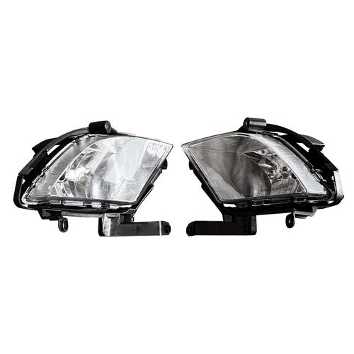 Front Bumper Fog Lights & Covers Set for 2010-2012 for KIA Forte Sedan