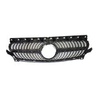 Front Bumper Grille Plastic Black Fit For 2013-2016 Mercedes Benz W117 CLA250