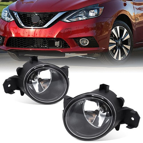 ZZ2V00136 Front Bumper Fog Light Lamp for Nissan Altima 2016-2018 4 Door Sedan