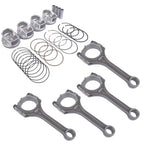 4x Connecting Rod & Piston Kit For Hyundai Veloster Kia Rio Soul 1.6L 2012-2017