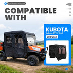 Soft Door Rear Window Roof Combo for 2016-2023 Kubota RTV X1140 Cab Assembly