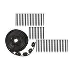 L-shaped Landscape Edging Border Kit 40 FT No-Dig Garden Edge Lawn Border