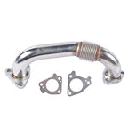 Left Driver Side Up Pipe for GMC Sierra Chevy Silverado Duramax 6.6L 2001-2016