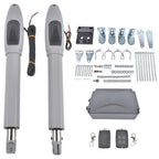 Automatic Dual Swing Gate Opener Kit Remote Control For Doors up to 300kg*2 110V