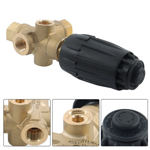 Annovi Reverberi 4500 PSI Unloader Valve with Adjustable Knob VRT3-310, VRT3310