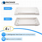 65528 RV Camper Top Roof Refrigerator Vent Cover For Dometic