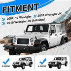 Roof Rack Luggage Carrier Cargo for Jeep Wrangler JK 07 18 2 Side Ladders 330 Lb