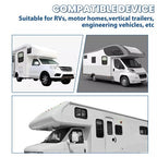 24 Inch By 15 Inch For Camper Cargo Trailer Slider RV Window With Trim Ring Screen Black
