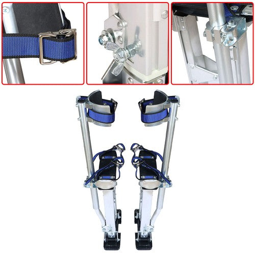 Aluminum Stilt Silver Drywall Painting Stilts For Painter Taping Tool 15" - 23"