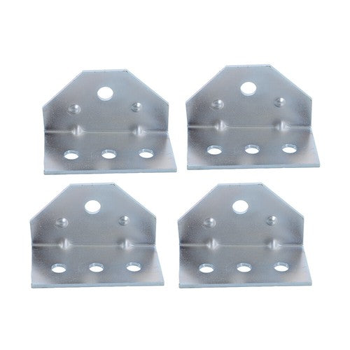 (4) 8" Galvanized Swivel Top Bunk Bracket Kit with Hardware for Boat Trailer 2��3
