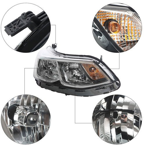 Headlight For Chevrolet Cruze Sedan 16-19 RH Passenger Side Halogen Type Clear