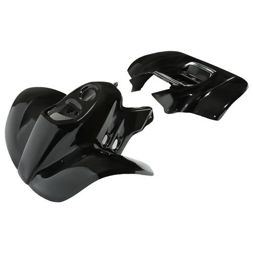 Black ABS Plastic Front and Rear Fenders Set for 1993-2005 Honda TRX90