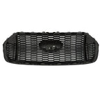 New For Transit T150 T250 T350 2020-2022 Glossy Black Plastic Front Upper Grille