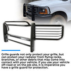 Steel Grille Grill Brush Headlight Guard for 99-07 Ford F250-F550 Super Duty