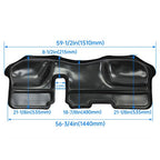 Underseat Storage Box for 2002-2019 Dodge Ram 1500 2500 3500 Crew Cab 4DR