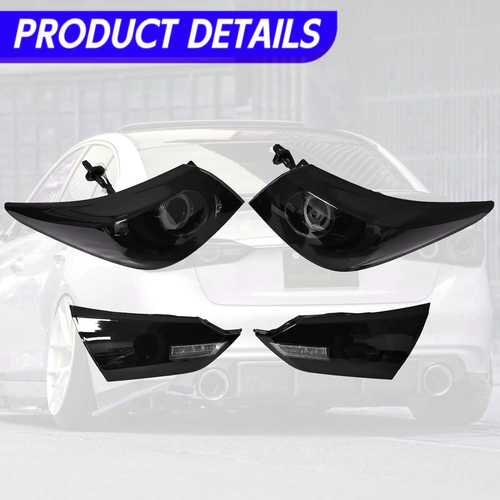 Smoke LED Tail Lights Lamps 400R Style for 2018-2023 for Infiniti Q50 V37